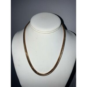 ITALY BRONZE MILOR ROSE GOLD ROPE NECKLACE WRAP AROUND SNAKE